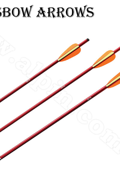 Βέλη Βαλίστρας αλουμινιου Κοκκινο 20`` 6PACK - 8mm