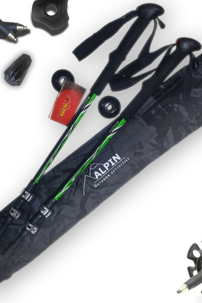 Μπατόν Πεζοπορίας Alpin TrailHunter II Metallic Quick-Lock