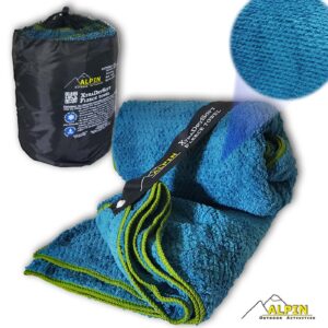 XtraDrySoft Fleece Microfiber Πετσετα ALPIN 150*75cm Πρασινο