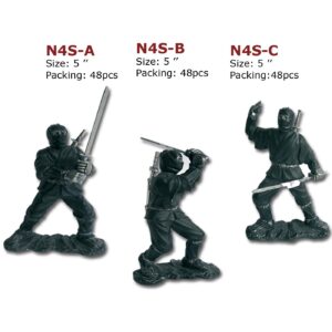 3 Φιγούρες Διακοσμητικές Ninja