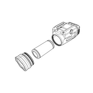 Tactical Φακος οπλου 520lm 16340 Rail 20-23mm SKYWOODS