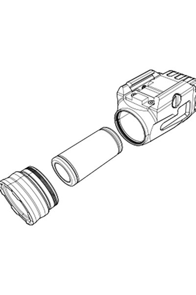 Tactical Φακος οπλου 520lm 16340 Rail 20-23mm SKYWOODS