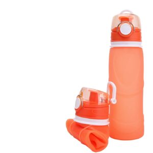 Παγούρι Φίλτρου Πορτοκαλι,Medical grade silicone,button