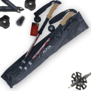 Μπατόν Πεζοπορίας Alpin TrailHunter II Metallic Quick-Lock