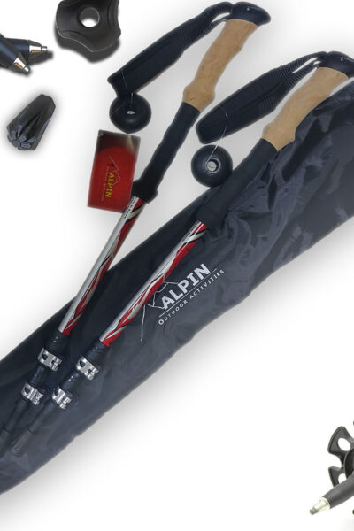 Μπατόν Πεζοπορίας Alpin TrailHunter II Metallic Quick-Lock