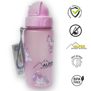 Παγούρι 450ml Alpin kids με καλαμακι - Tritan - Unicorn