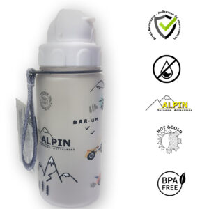 Παγούρι 450ml Alpin kids με καλαμακι - Tritan - Aυτοκίνητα