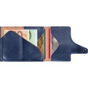 ΠΟΡΤΟΦΟΛΙ TRU VIRTU CLICK & SLIDE CARAMBA BLUE-SAND/TITAN – πρόσθετη εικόνα 1