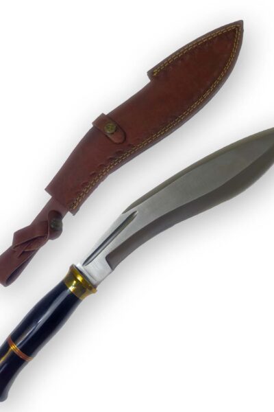 Μαχαίρι Warrior με κυρτή λεπίδα (kukri)+ Δερματινη Θηκη