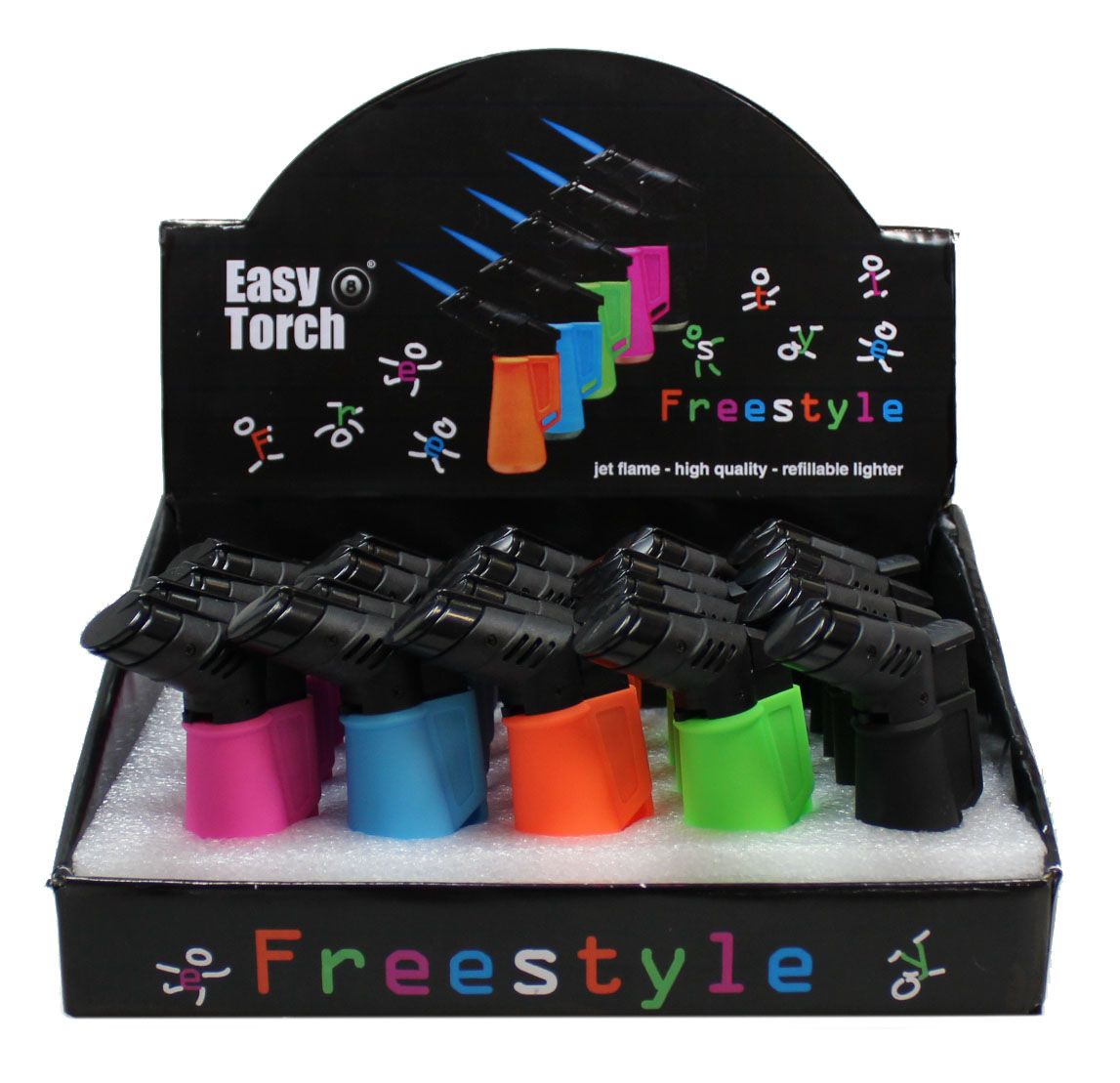 ΑΝΑΠΤΗΡΑΣ EASY TORCH FREESTYLE COLOR (ΠΑΚΕΤΟ ΤΩΝ 20 ΤΕΜ.)