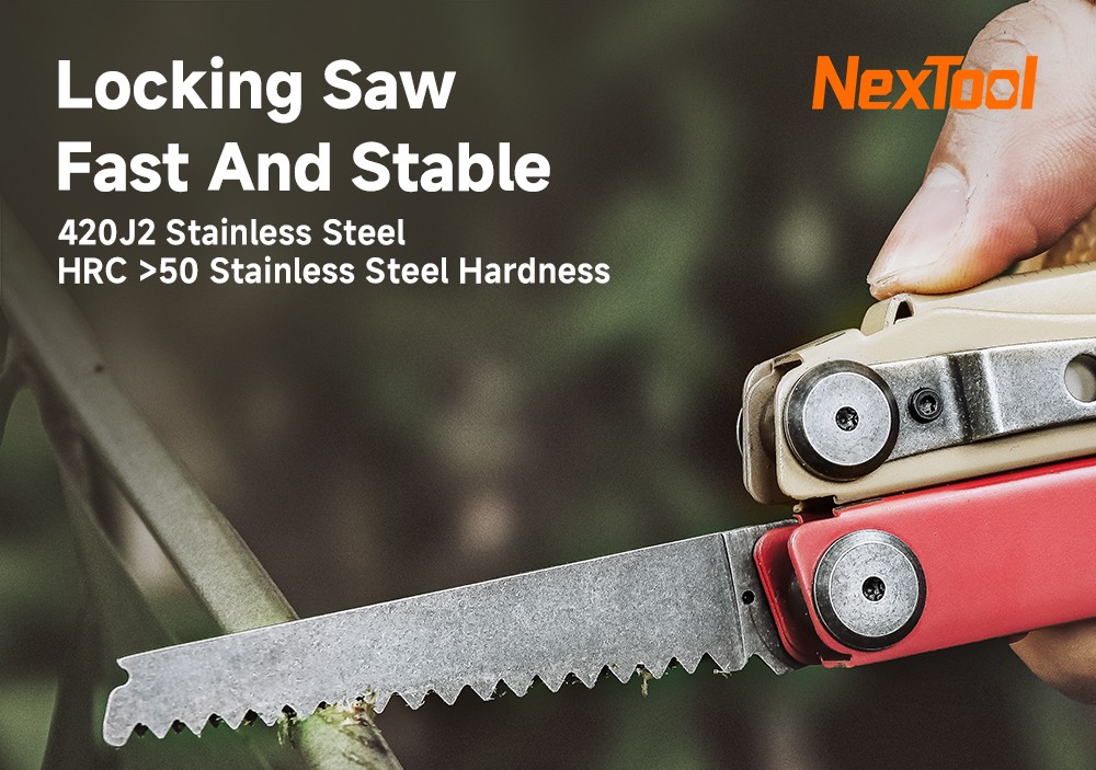 ΠΟΛΥΕΡΓΑΛΕΙΟ NEXTOOL FLAGSHIP PRO HAZELNUT/ CORAL – πρόσθετη εικόνα 3
