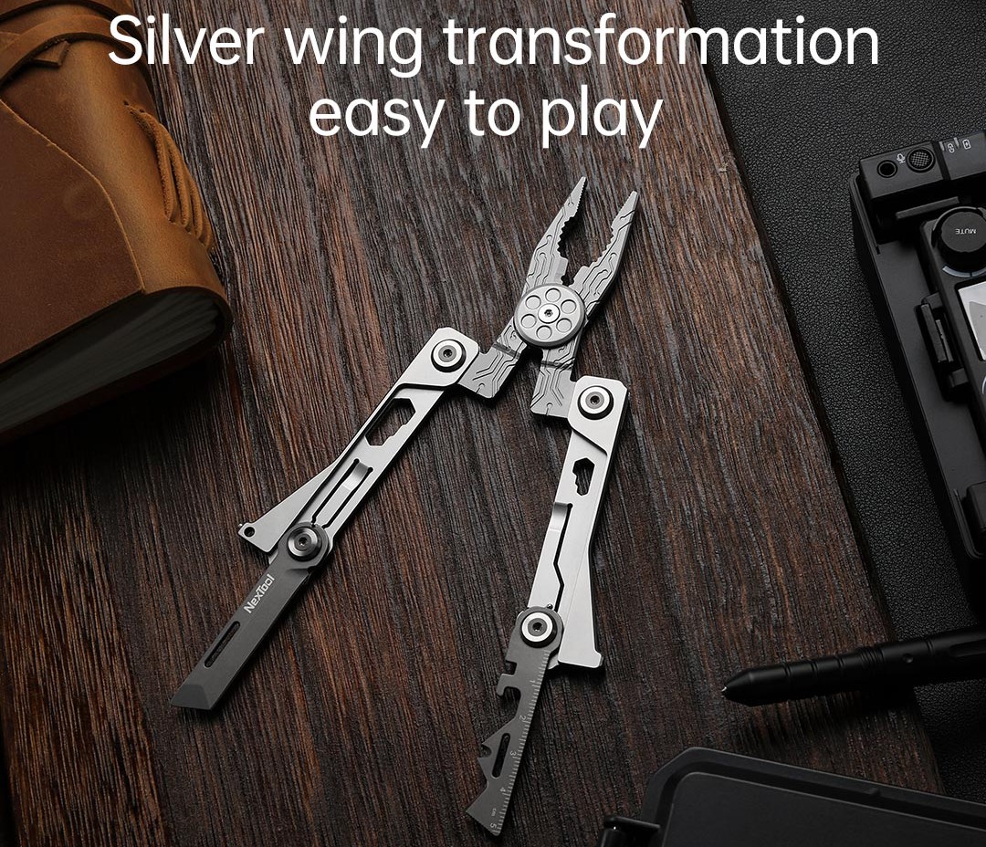 ΠΟΛΥΕΡΓΑΛΕΙΟ ΤΣΕΠΗΣ NEXTOOL SILVER BLADE EDC – πρόσθετη εικόνα 3