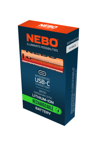 ΦΑΚΟΥ ΜΠΑΤΑΡΙΑ ΕΠΑΝΑΦΟΡΤ. NEBO 18650, 3200MAH – πρόσθετη εικόνα 1
