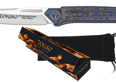 Σουγιάς TOKISU penknife. Micarta "Blue Mix", 25287