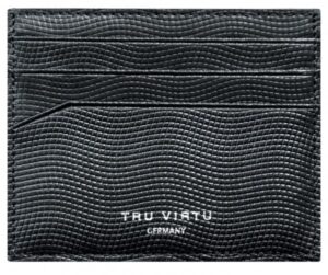 ΠΟΡΤΟΦΟΛΙ TRU VIRTU SOFT LIZARD BLACK