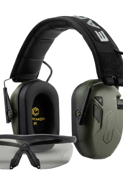 Ωτοασπίδες Ηλεκτρονικές EARMOR M300T-BK + ΓΥΑΛΙΑ G01 – πρόσθετη εικόνα 1