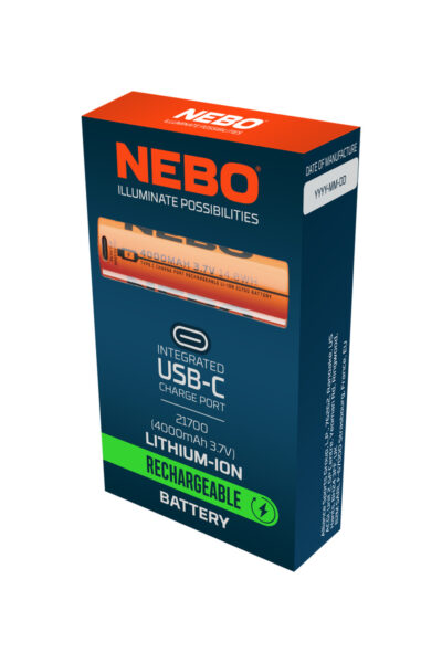 ΦΑΚΟΥ ΜΠΑΤΑΡΙΑ ΕΠΑΝΑΦΟΡΤ. NEBO 21700, 4000MAH – πρόσθετη εικόνα 1