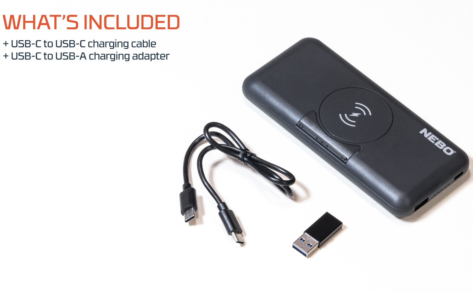 POWERBANK ΦΟΡΗΤΟ 10K NEBO KICKSTAND / WIRELESS – πρόσθετη εικόνα 1