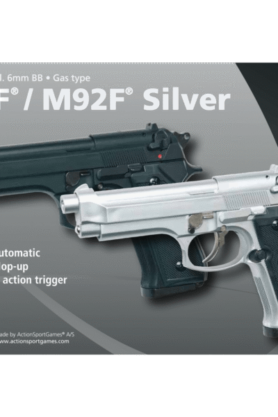 ΠΙΣΤΟΛΙ SOFT GNB, ASG, BERETTA, M92F, Hop-up, Black – πρόσθετη εικόνα 1