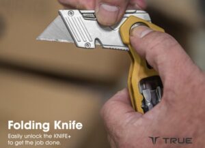 ΚΟΠΙΔΙ TRUE KNIFE+ ΚΙΤΡΙΝΟ – πρόσθετη εικόνα 1