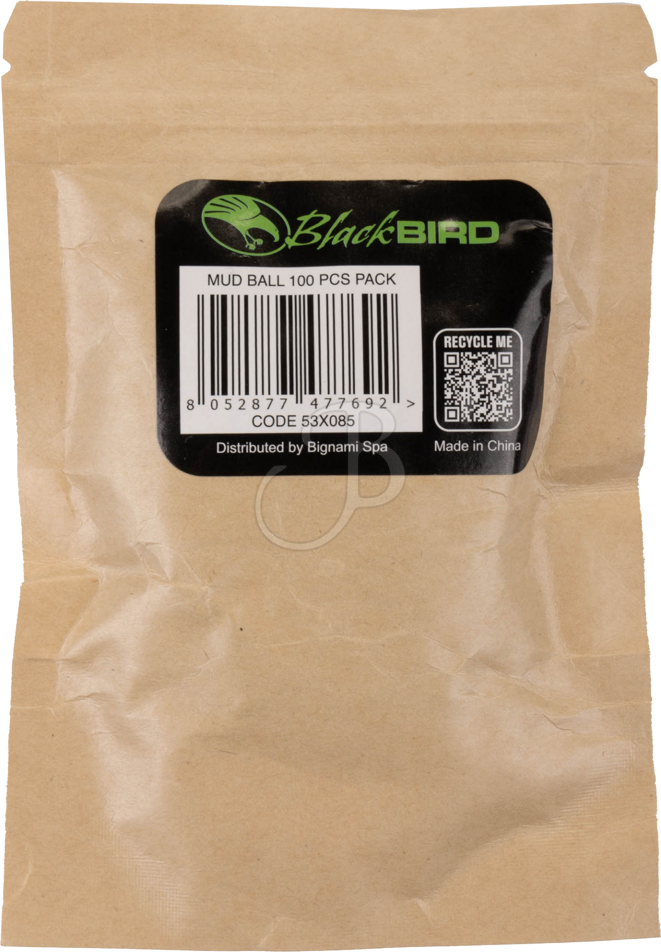 ΒΛΗΜΑΤΑ ΣΦΕΝΤΟΝΑΣ, BLACKBIRD MUD BALL / 100pcs – πρόσθετη εικόνα 1