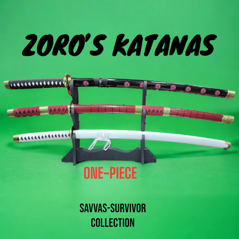 Διακοσμητικά Κατάνα Χ3 RONORAO ZORO ONE-PIECE FULL COLLECTION - Image 2