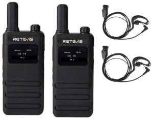 ΠΟΜΠΟΔΕΚΤΗΣ RETEVIS B63S, PMR16 + 2x G-Hook earpiece C9239A