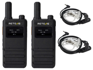 ΠΟΜΠΟΔΕΚΤΗΣ RETEVIS B63S, PMR16 + 2x G-Hook earpiece C9250A