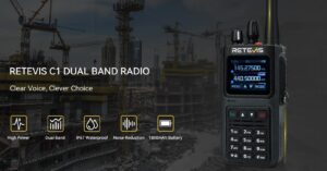 ΠΟΜΠΟΔΕΚΤΗΣ RETEVIS C1, VHF/UHF, Αδιάβροχος 5W – πρόσθετη εικόνα 1