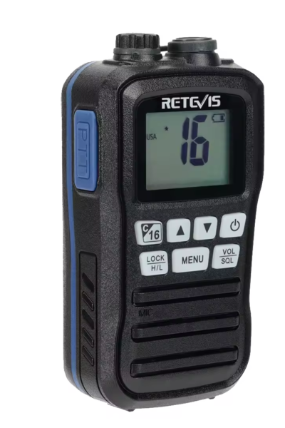 ΠΟΜΠΟΔΕΚΤΗΣ RETEVIS RM01 3W Handheld Floating VHF Marine Radio – πρόσθετη εικόνα 1