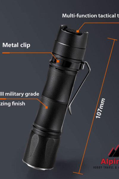Φακός TM-05R | Tactical 2 – AlpinPro – πρόσθετη εικόνα 1