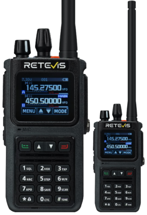 ΠΟΜΠΟΔΕΚΤΗΣ RETEVIS C1, VHF/UHF, Αδιάβροχος 5W