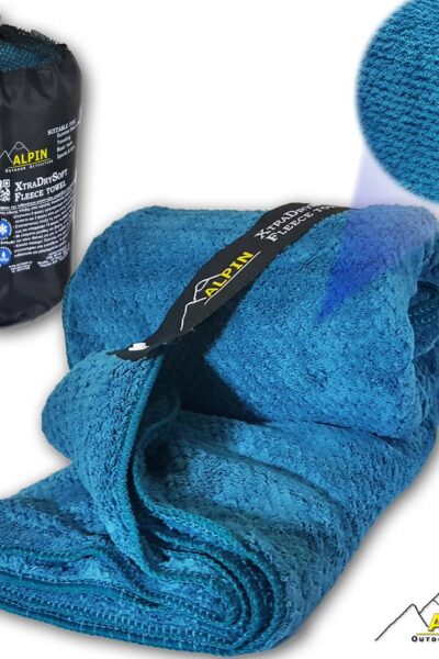XtraDrySoft Fleece Microfiber Πετσετα ALPIN Διατρητη 80 53mm