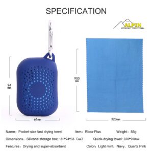 XtraDryFast Microfiber Πετσετα ALPIN Γρηγορου στεγνωματος Blue