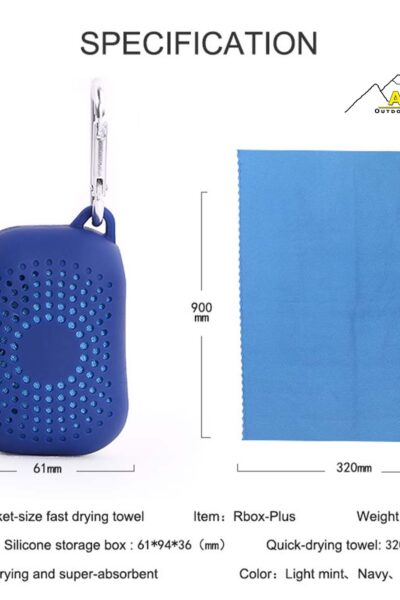 XtraDryFast Microfiber Πετσετα ALPIN Γρηγορου στεγνωματος Blue