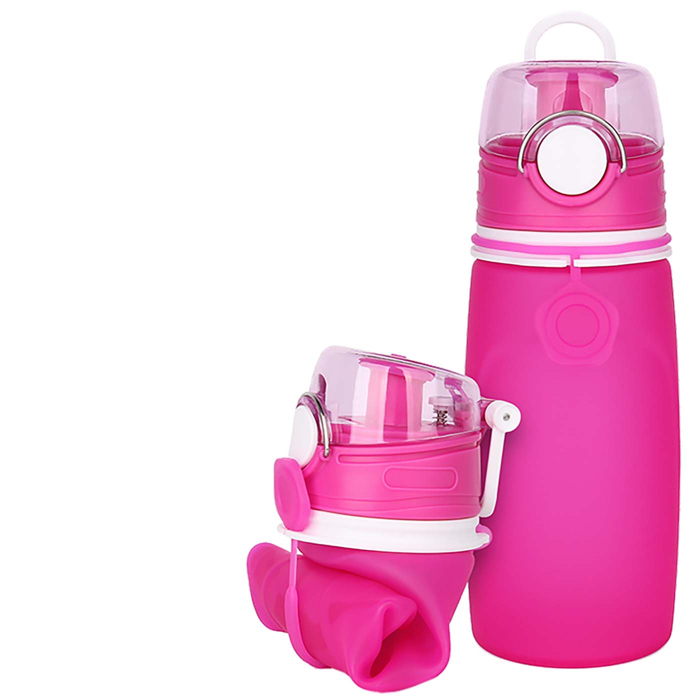 Παγούρι Χακι,Medical grade silicone,button βαλβιδας,550ml